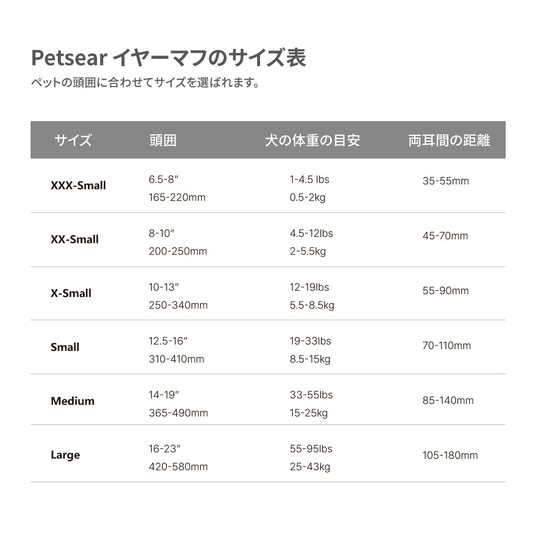 PetsEar犬と猫用イヤーマフ（パープル）DE-01